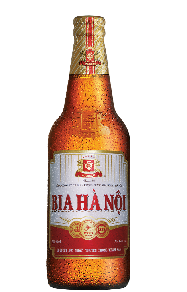 Bia chai hà nội 450ml